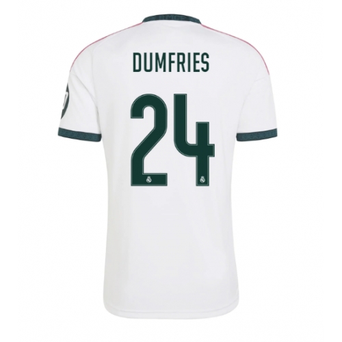 Real Madrid Denzel Dumfries #24 Maglia Gara Casa Repliche 2026-27 Maniche Corte Real Madrid Denzel Dumfries #24 Maglia Gara Casa Repliche 2026-27 Maniche Corte